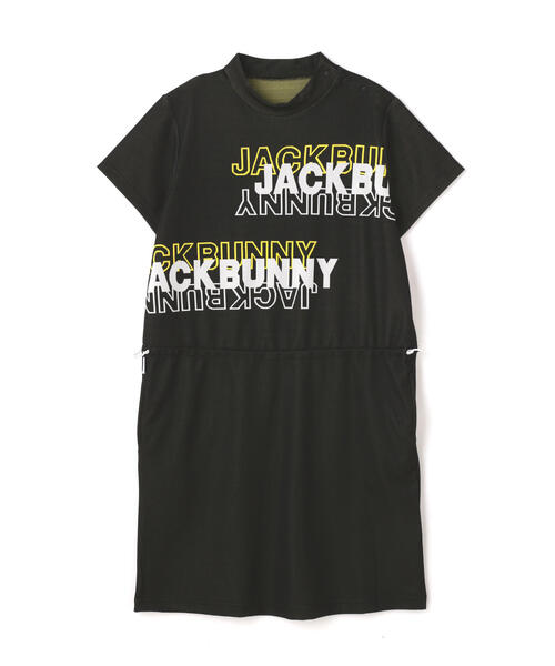 Jack Bunny!! ワンピース 「Jack Bunny!!」ロゴジャガード 半袖