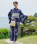 浴衣 手染め注染浴衣3点セット utatane...の詳細画像1