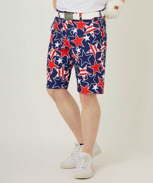 パンツ Loudmouth/ラウドマウス ゴルフウェア 総柄 ショートパンツ