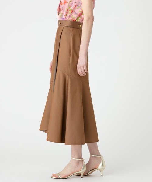 美品23SS✨LOULOU WILLOUGHBY シャンブレーカスケードスカート LOULOU WILLOUGHBY スカート 「LOULOU WILLOUGHBY」シャンブレー