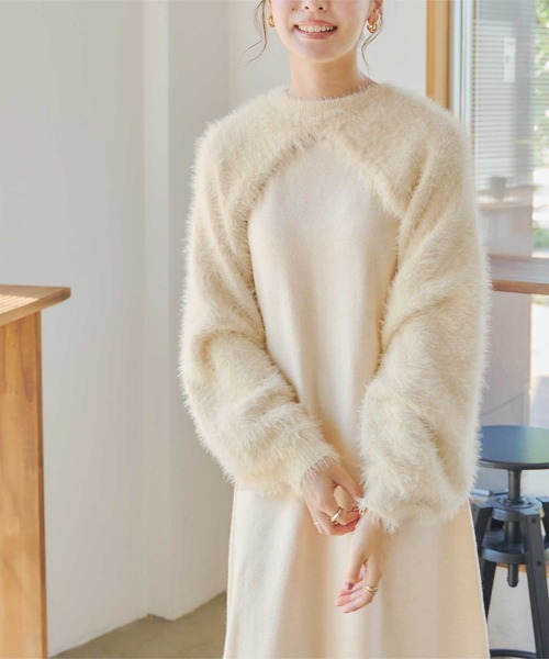 titivate（ティティベイト） ワンピース シャギーニットセット