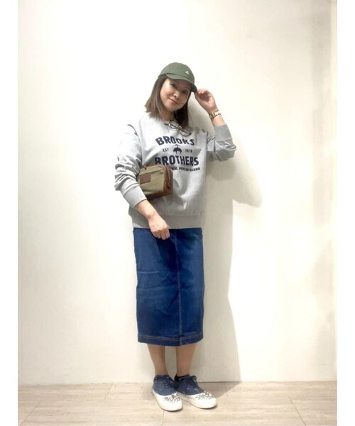 BROOKS BROTHERS キャップ 帽子 コットンツイル GFロゴ ベース