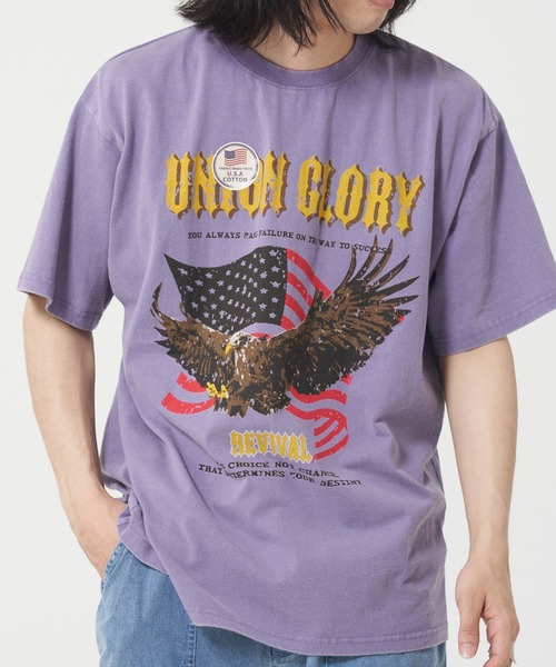 MEDM 半袖 Tシャツ ロゴ ストリート 人気 コットン 男女兼用 ARCADE tシャツ ケミカルウォッシュ/ピグメント オーバーサイズ