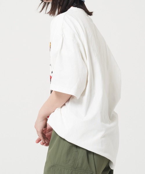 ROUGH TRADE tシャツ USAコットン ピグメント イーグル半袖TEE