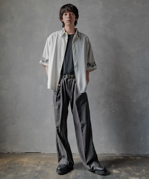 HARE シャツ 「SET UP対応 イージーケア」TOROMIシシュウシャツ
