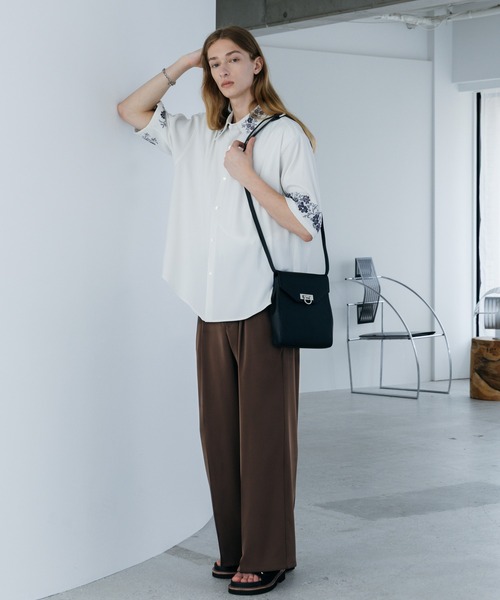 HARE TOROMIシシュウシャツ ワイドパンツ 2着セット HARE シャツ 「SET UP対応 イージーケア」TOROMIシシュウシャツ