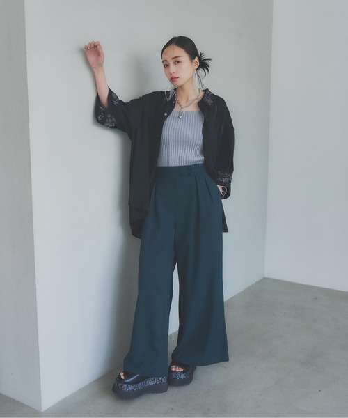 HARE TOROMIシシュウシャツ ワイドパンツ 2着セット 楽天市場】【イージーケア UNISEX】TOROMIシシュウシャツSS HARE