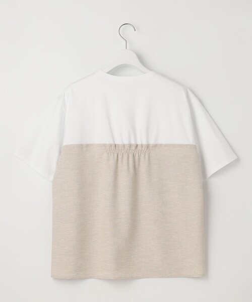 ✨極美品✨ 23区 24-25SS スムースデザイン コンビ カットソー 洗える 23区｜【WEB限定カラーあり/洗える】スムースデザイン コンビ