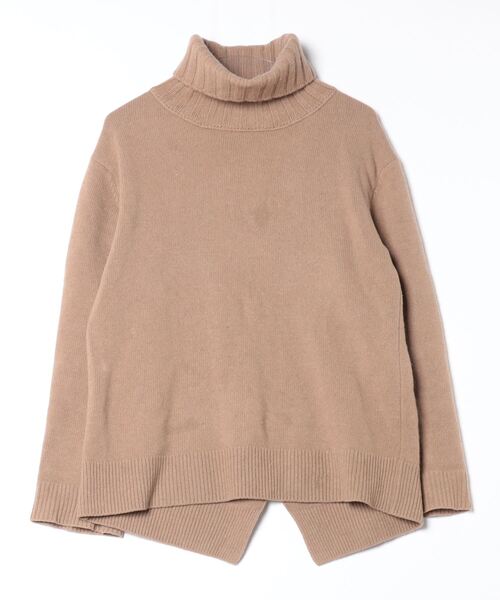 Deuxieme Classe」 タートルネックニット FREE キャメル レディース 
