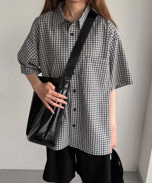 ブラウス シャツ FUSSY シャツ レディース メンズ KOEISTORE ブラウス レディース 春 夏 春夏 白 シャツ ブラウス