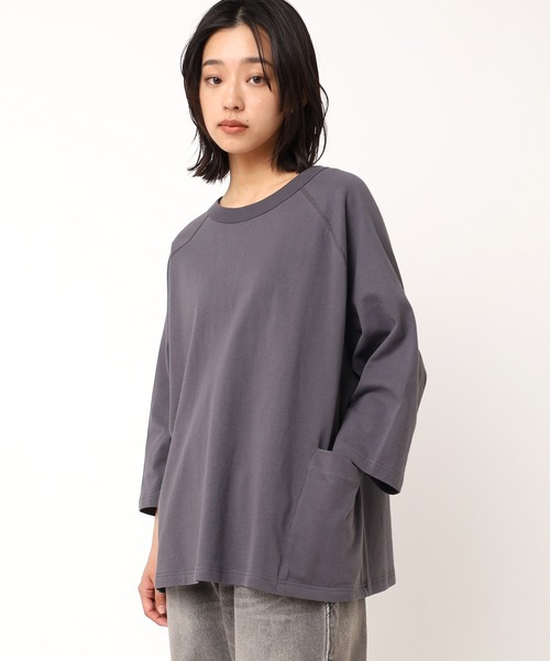 tシャツ M2268 スリークォーターポケT レディース