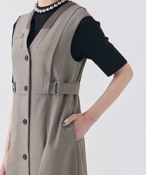 ワンピース コレットアシメベストワンピース レディース : 84228276  