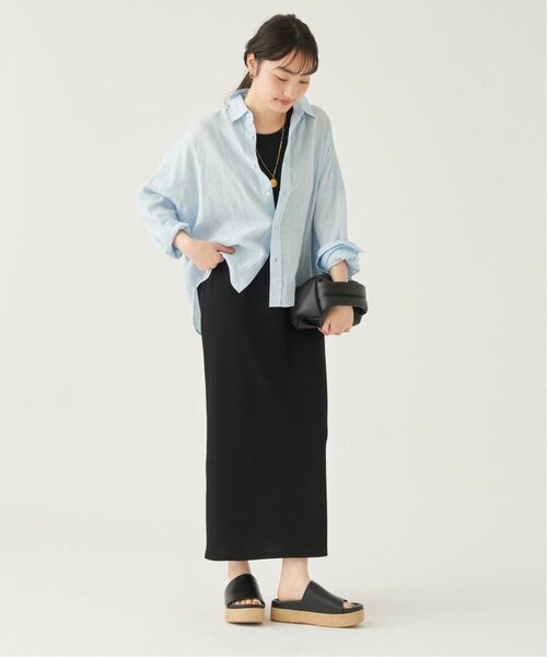 plage（プラージュ） シャツ ブラウス 「追加」Linen Short シャツ