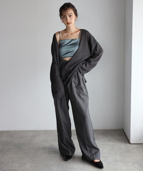 ENC キャミソール 2way satin bare top / 2wayサテンベアトップ