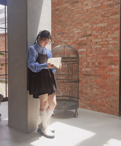 GLOBAL WORK（グローバルワーク） チュニック ティアードミニ