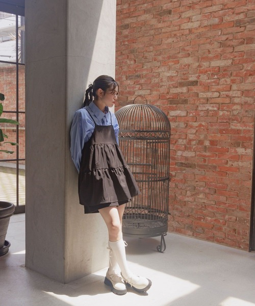 GLOBAL WORK（グローバルワーク） チュニック ティアードミニ