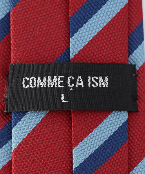 COMME CA ISM（コムサイズム） ネクタイ 入学式 卒業式 レジメンタル