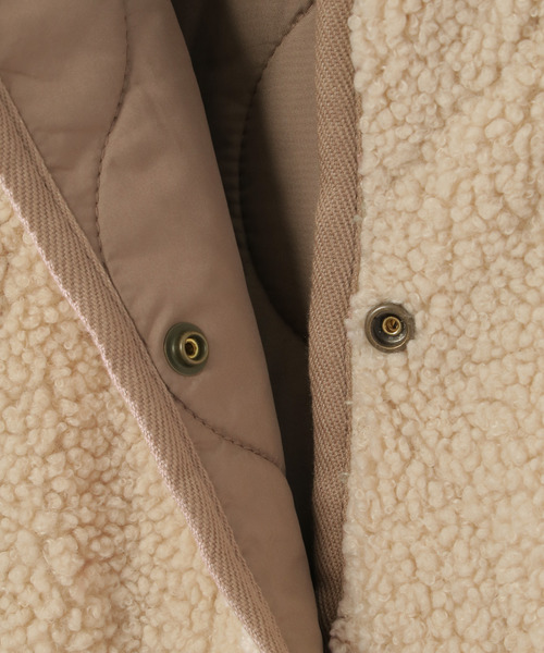 ジャケット・アウター 2ne110 ikka（イッカ） ブルゾン アウター 「親子コーデ」2WAYキルトボア