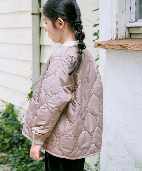 ikka（イッカ） ブルゾン アウター 「親子コーデ」2WAYキルトボア