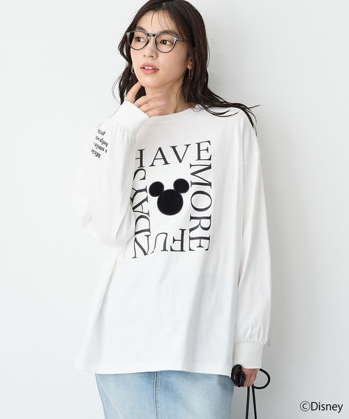 Disney tシャツ 「anyfee」「Disney/ディズニー」レタリング