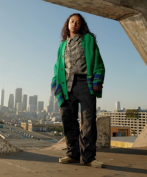 UNION TOKYO ユニオントーキョー カーディガン　S BORNxRAISED+UNION DISTRESSED CARDIGAN(ボーンレイズド+