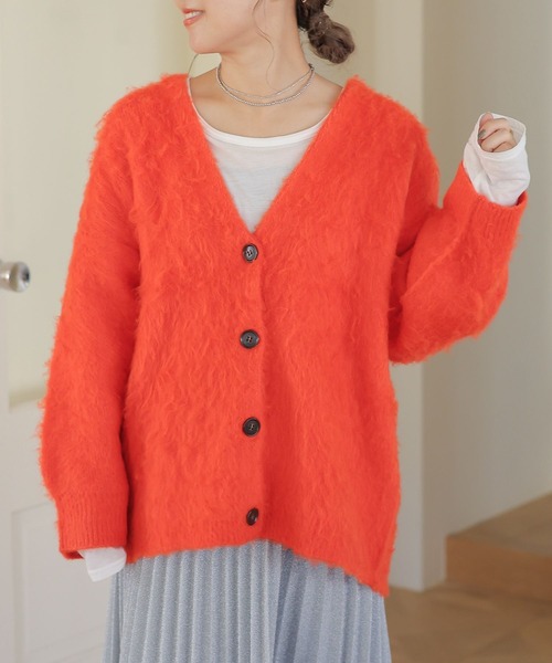 新品♡ジャスグリッティー ミニブーケ カーディガン studio CLIP（スタディオクリップ） カーディガン 「my fit CLIP/saito