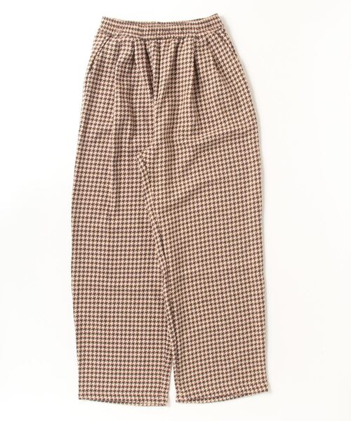 パンツ 千鳥柄ストレートパンツ レディース : ZOZOTOWN Yahoo!店  