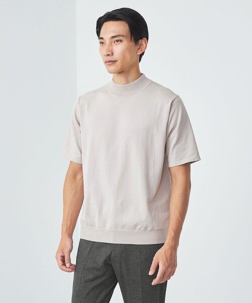 green label relaxing セーター ニット クリア コットン