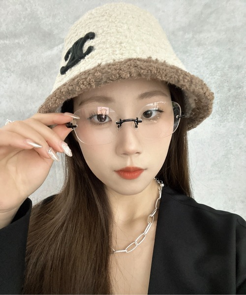 BURNER サングラス 「OKUOKU 0909」リムレス スクエア メガネ