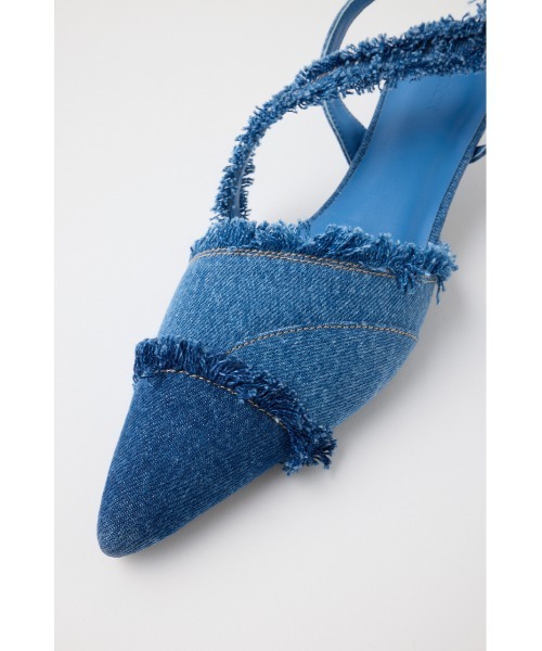 MOUSSY（マウジー） パンプス REMAKE DENIM POINTY HEEL パンプス