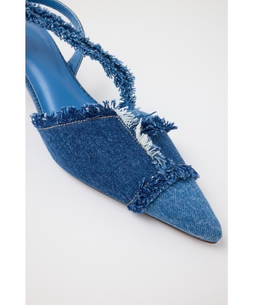 MOUSSY（マウジー） パンプス REMAKE DENIM POINTY HEEL パンプス