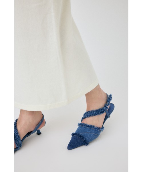 MOUSSY（マウジー） パンプス REMAKE DENIM POINTY HEEL パンプス