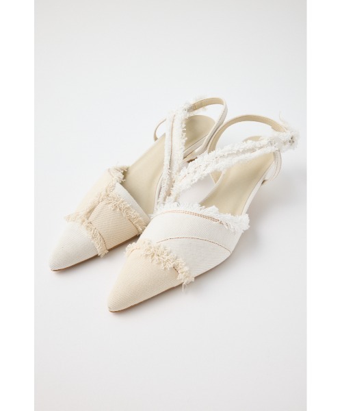 MOUSSY（マウジー） パンプス REMAKE DENIM POINTY HEEL パンプス