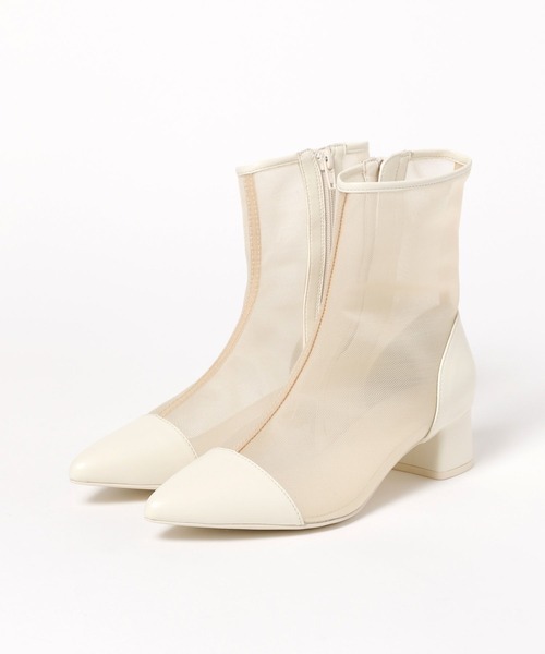 「LOWRYS FARM」 ショートブーツ MEDIUM ブラック レディース_画像8