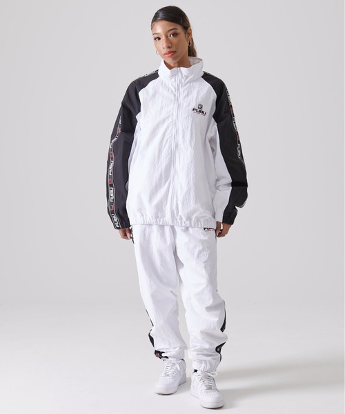 美品　FUBU  セットアップ　ナイロンジャケット　シャカシャカ　L 美品 FUBU セットアップ ナイロンジャケット シャカシャカ L