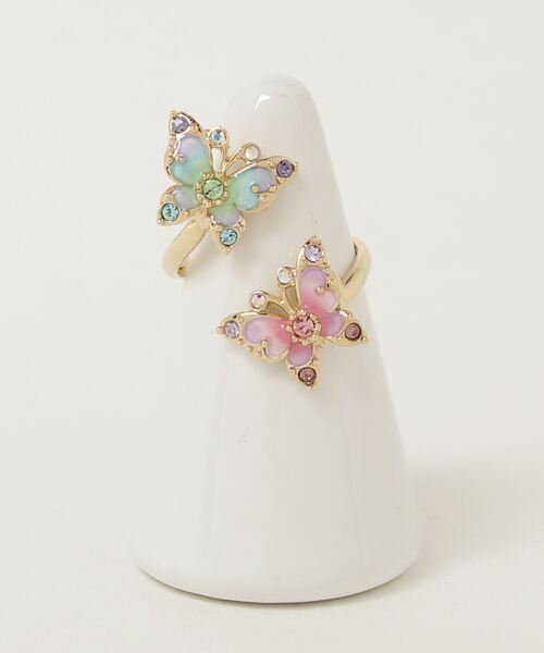 ANNA SUI 指輪 リング 蝶モチーフ レディース : ZOZOTOWN Yahoo