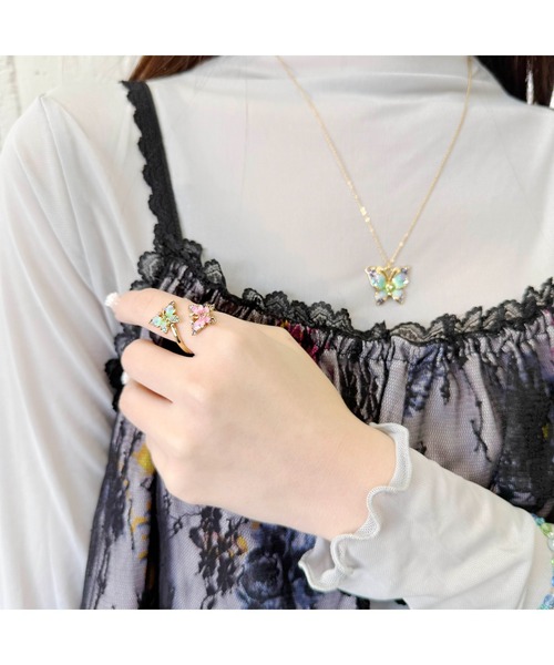 ANNA SUI（アナスイ） 指輪 リング 蝶モチーフ リング レディース