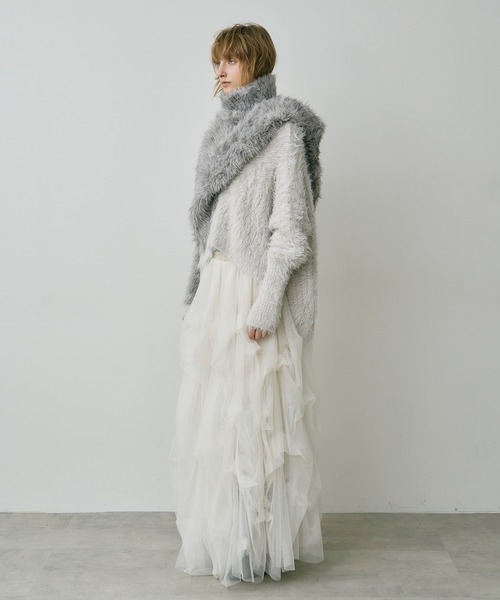 「LA BELLE ETUDE」 タートルネックニット FREE ネイビー レディース_画像4