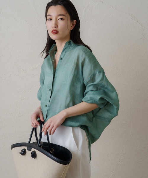 「LOUNGEDRESS」 長袖ブラウス FREE オフホワイト レディース Loungedress 「LOUNGEDRESS」 長袖ブラウス FREE オフホワイト
