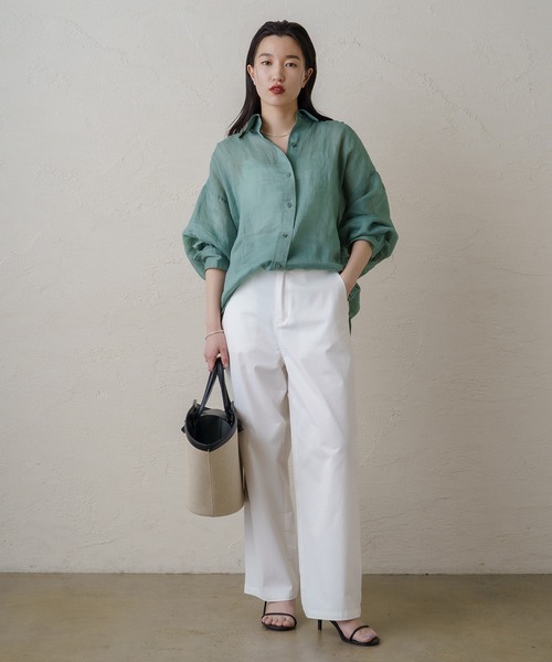「LOUNGEDRESS」 長袖ブラウス FREE オフホワイト レディース Loungedress 「LOUNGEDRESS」 長袖ブラウス FREE オフホワイト