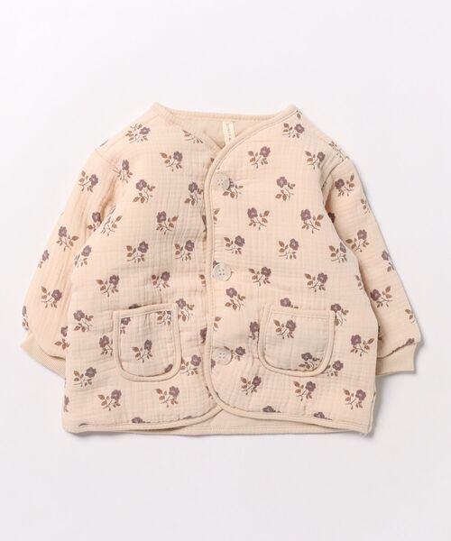 Quincy Mae（クインシーメイ） ベビー 「Quincy Mae」QUILTED V-NECK 