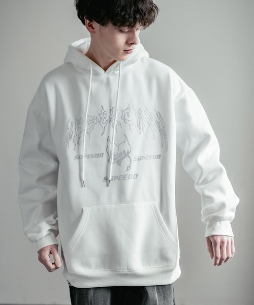 Rocky Monroe（ロッキーモンロー） パーカー オーバーサイズ ライン