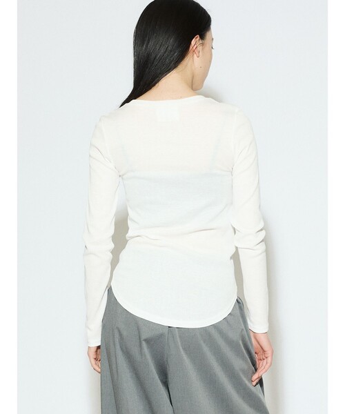 tシャツ MIDIUMISOLID for Ladies ロングスリーブトップス レディース MIDIUMISOLID tシャツ for Ladies ロングスリーブトップス