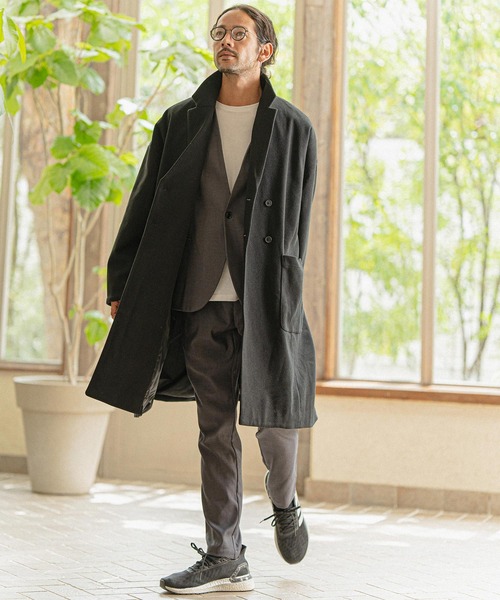 CAMBIO（カンビオ） チェスターコート FREE キャメル メンズ