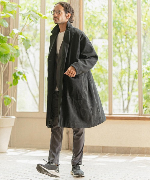 「CAMBIO」 チェスターコート FREE キャメル メンズ_画像6