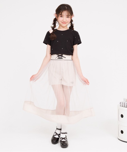 PINKHUNT 新品 まとめセット L(160サイズ) PINKHUNT パンツ ピンクハント チュールスカート付き レース