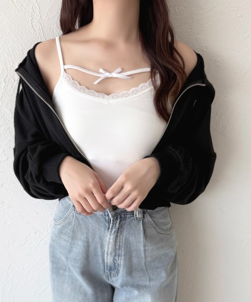 ★リボンが魅力的★CHANEL キャミソール ☆リボンが魅力的☆CHANEL キャミソール