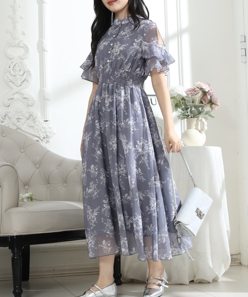 Lace Ladies（レースレディース） ワンピース 花柄 袖コンシャス
