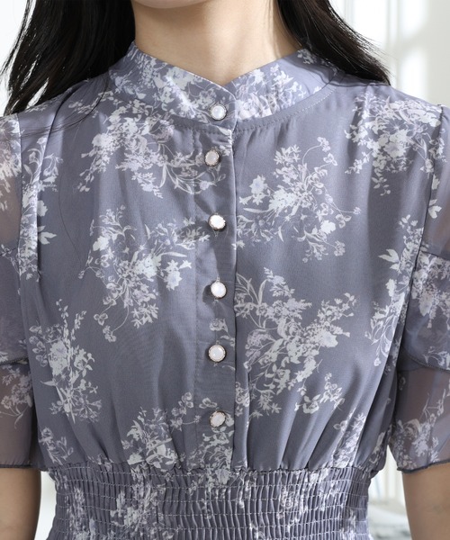 Lace Ladies（レースレディース） ワンピース 花柄 袖コンシャス