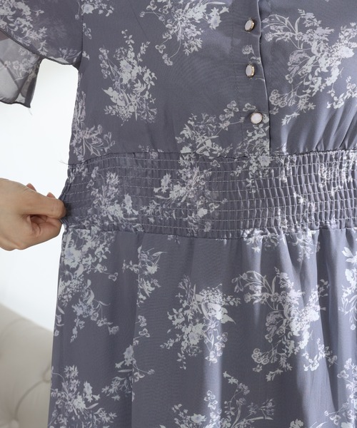 Lace Ladies（レースレディース） ワンピース 花柄 袖コンシャス